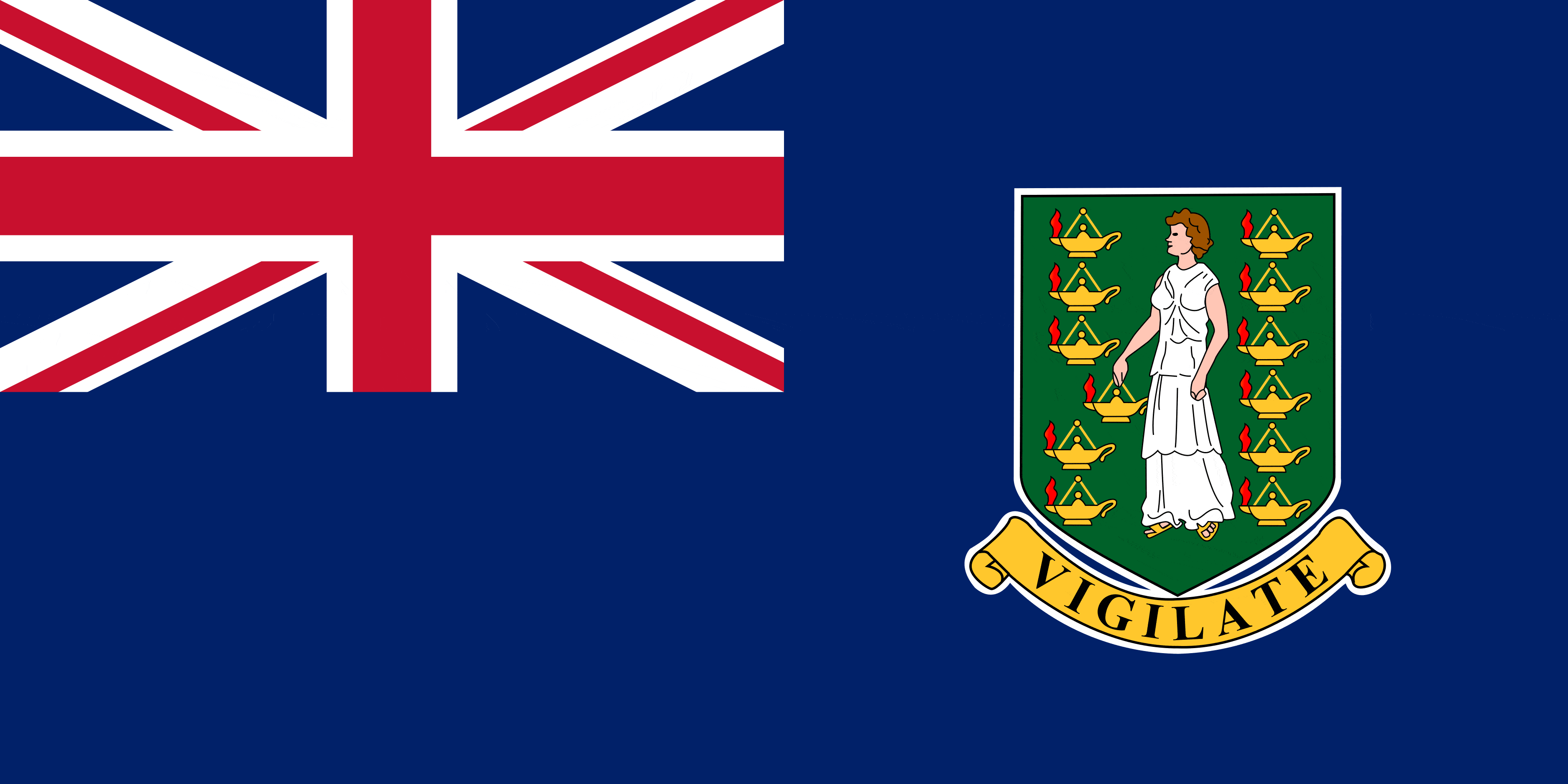 پرچم جزایر ویرجین انگلیس