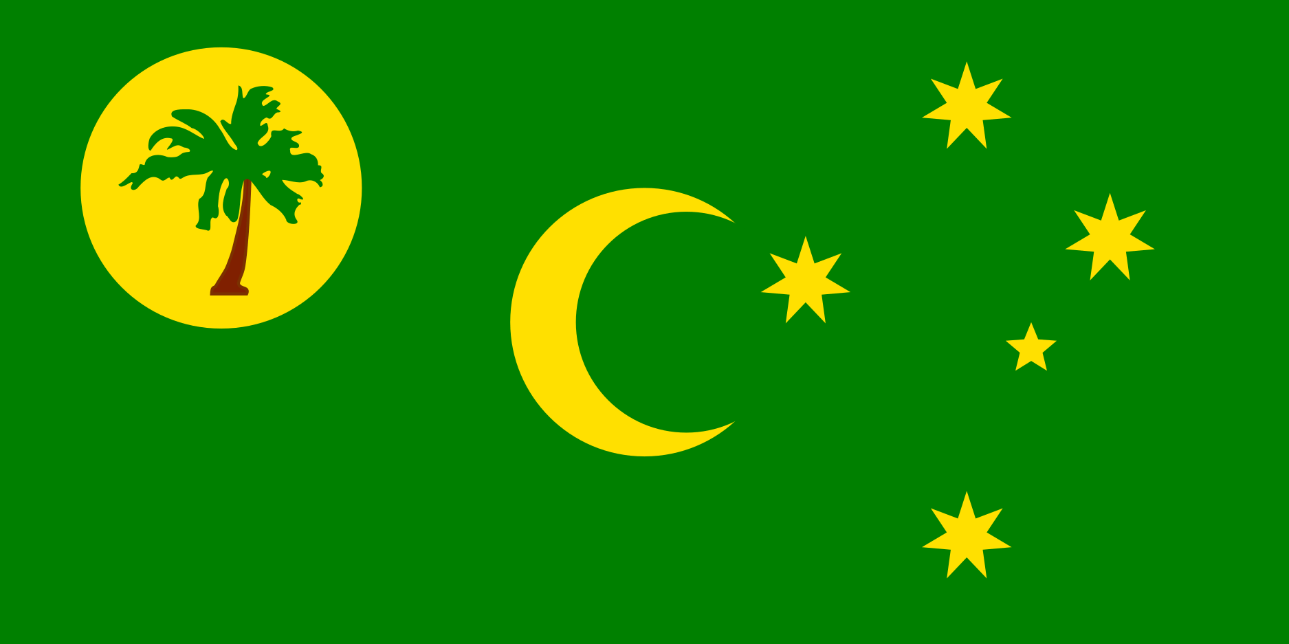 پرچم جزایر کوکوس یا جزایر کیلینگ