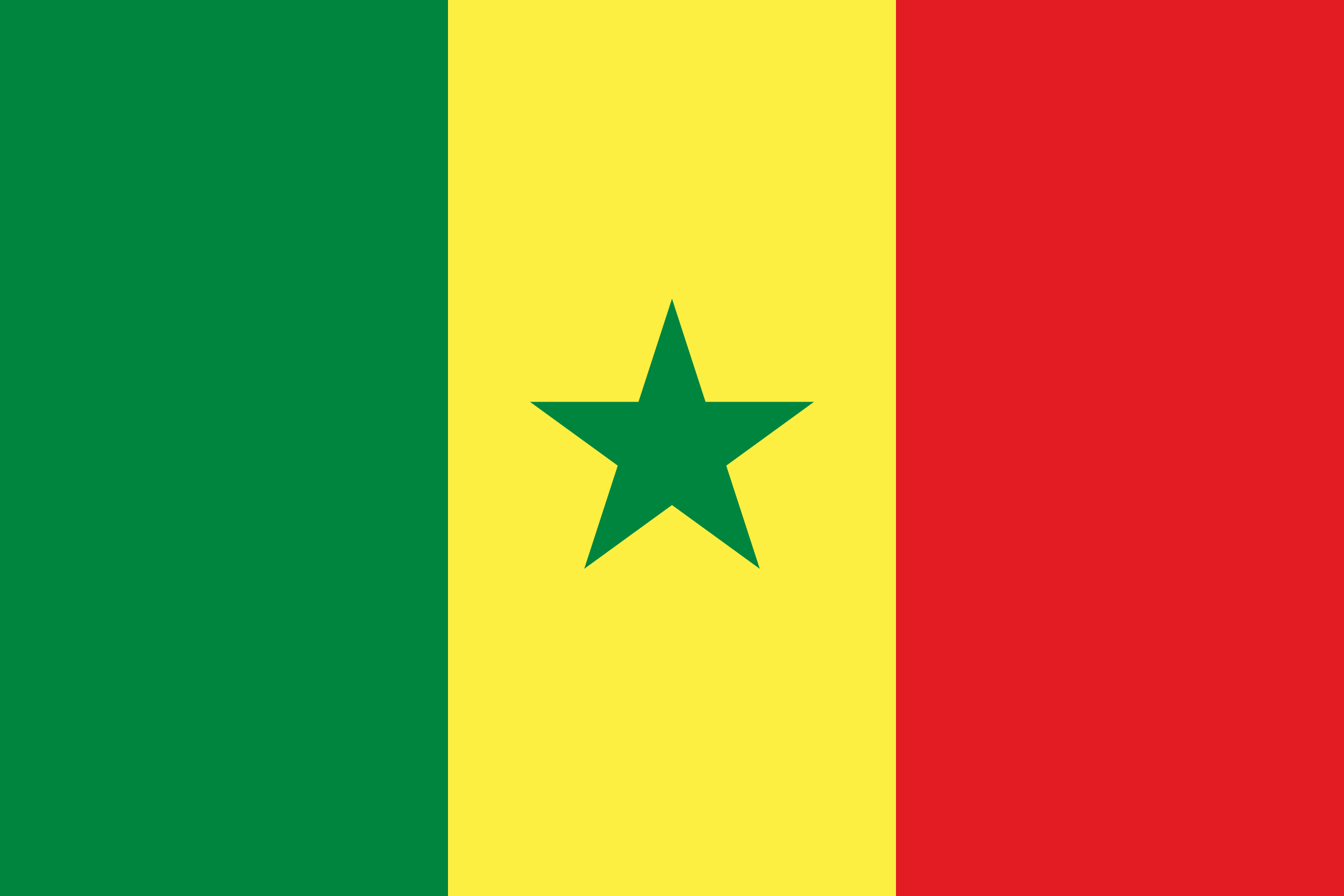 پرچم سنگال